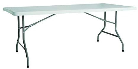 B'GHEST Sena Mesa 200x90x74 cm. para Banquete Rectangular con Patas Plegables. (El Tablero no se pliega)