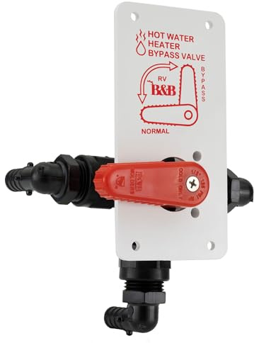 RecPro Wohnmobil-Warmwasserbereiter Bypass-Umstellventil
