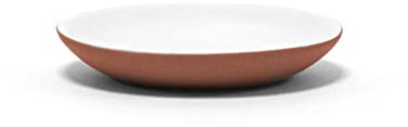 Douceur d'Intérieur, Porte-Savon (Diamètre 11.5 x 2 cm) Mambo Terracotta, Grès Soft Touch