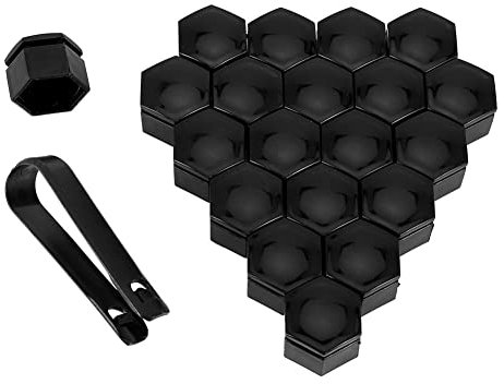 Pour Renault Clio 2 3 4 5 MK2 MK3 MK4 MK5 20pcs Cache-éCrou Boulons Et éCrous De Roue De Voiture Capuchons Hexagonal Protection Bouchon D'éCrou De Pneu Avec Outil Demontage