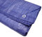 Diforma Lot de 1 bâche imperméable 5 x 5 m Bleu 55 g/m² avec anneaux en métal Bâche de protection Bâche de voiture Bâche multifonction (1 pièce, 5 x 5 m)