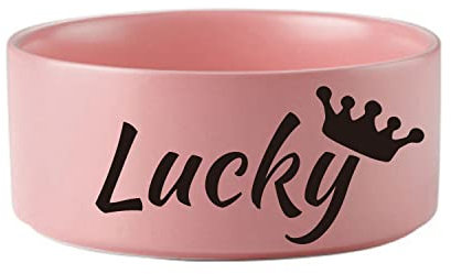 Cuenco de cerámica personalizado para perro, nombre de mascota, cuenco de cerámica para gatos, cuenco de alimentación para cachorros, fondo antideslizante, no se desborda, cuenco para mascotas,