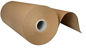 Carte Dozio - Kraftpapier Havanna zum Füllen auf Rolle - Höhe 50 cm - Durchmesser 5 cm - Durchmesser außen 20-100 g/m² - 2 Stück à 11 kg pro Packung.