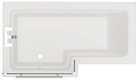 Wholesale Domestic Loire 1500mm Left Hand L Shaped Shower Bath with Towel Rail Bath Screen and Front Bath Panel