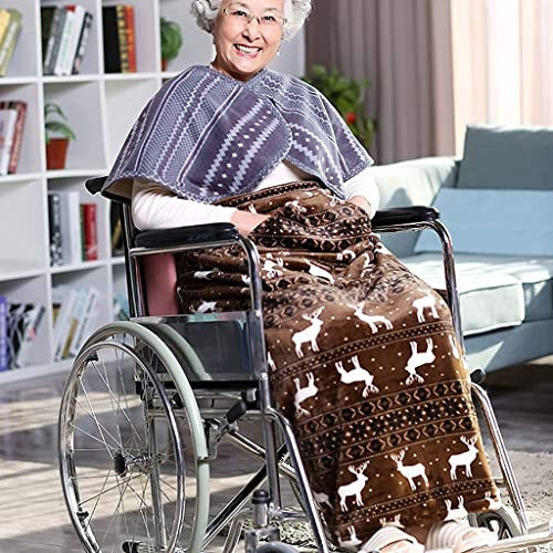 Plüsch Rollstuhlsack, Rollstuhl Warm Fußsack,Schlupfsack Rollstuhl Sack, Rollstuhldecke Beindecke, Leichter Schutz Für Beine Und Körper Für Männer Und Frauen