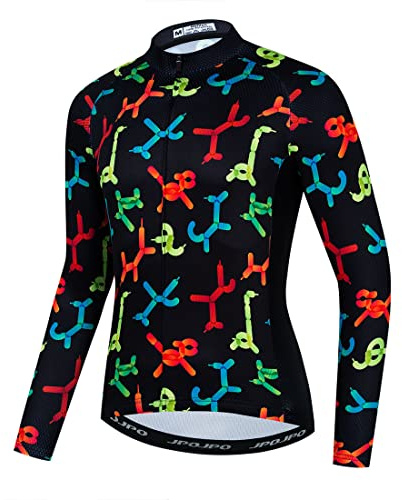 YOUALSO Langarm-Radtrikot für Herren, reflektierend, für BMX, MTB, atmungsaktiv und bequem, S-3XL, Ht08, XX-Large
