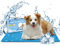 Nobleza Kühlmatte für Hunde, 50 * 65cm Haustier Kühlmatte Ungiftiges Gel, Selbstkühlende Matte Kühl Hundedecke, Kaltgelpad für Katzen und Hunde, Matte für Hundehütten Betten, M