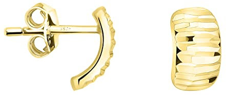 SOFIA MILANI - Damen Ohrringe 925 Silber - vergoldet/golden - Creole - E1856