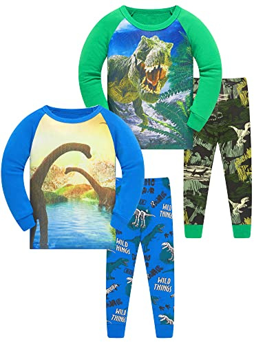 Pyjamas for Boys Nightwear Cotton Toddler Clothes Kids Sleepwear Children PJs Set Outfit Xmas Gift 2-14 Years