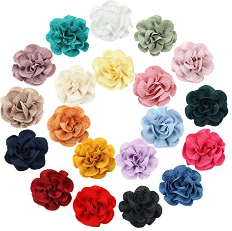 inSowni 20pcs Decorative Retro Rose Flower Alligator Hair Clips Duckbill Hair Barrettes Floral Hair Bow Fancy Hair Accessories for Baby Girls Toddlers Kids Teens Women (20 Pack 2.8 Flower Hair Clips)
