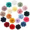 inSowni 20pcs Decorative Retro Rose Flower Alligator Hair Clips Duckbill Hair Barrettes Floral Hair Bow Fancy Hair Accessories for Baby Girls Toddlers Kids Teens Women (20 Pack 2.8 Flower Hair Clips)