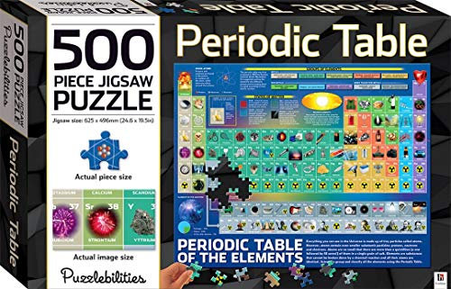Puzzlebilities 500-Piece Jigsaw Puzzles for Children - Home Learning Educational Jigsaw (Periodic Table)