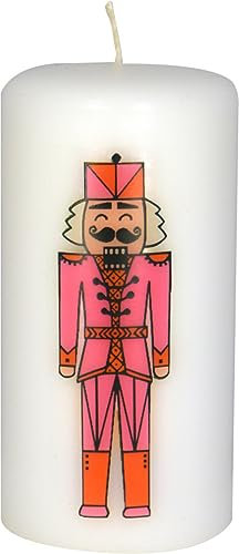 Kopschitz Weihnachtskerze Nussknacker Rosa 140 x Ø 70 mm, 1 Stück