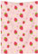 Erdbeer-Decke, Blumen-Erdbeeren-Decken, Geschenk für Mädchen, Erdbeerliebhaber, 101,6 x 127 cm, weiche, leichte Plüsch-Überwurfdecke für Couch, Bett, Sofa, Dekoration