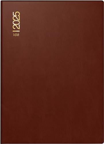 rido/idé Taschenkalender Mod. perfect/Technik I 2025 | A6, Kunststoff, bordeaux
