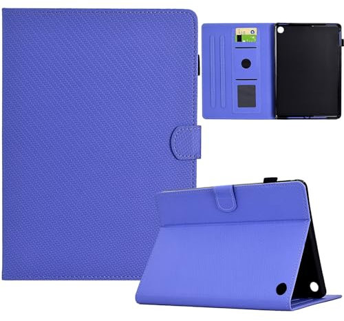 Tablet Cases Compatible with Kindle Fire 7 Tablet (12th Generation, 2022 Release) Case Slim PU Leather Multiple Angle Stand Flip Case with Card Slot & Auto Wake/Sleep Cover Full Protective Case Tablet