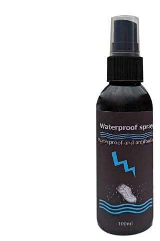 Spray Impermeabilizante Para Zapatos - Spray Protector De Zapatos, Spray Impermeable Para Zapatillas | Nano Spray De Protección Para Zapatos, 100 ml, Para Tiempo Húmedo, Nubuck, Con, Negro , Se