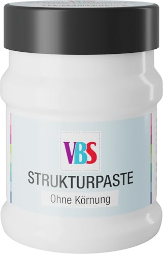 VBS Strukturpaste Ohne Körnung 230 ml Für Holz MDF Papier Pappe Leinwand