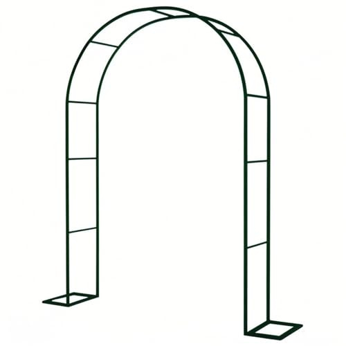 Arco per pergolato in metallo antiruggine, resistente alle intemperie, pergolato per piante rampicanti, perfetto per matrimoni e feste nuziali, verde (300 x 220 cm)
