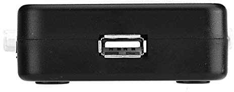 Ejoyous USB-KVM-Switch, ABS Plug & Play 1920 * 1440 Stabiler Praktischer Switch, Computer-Videorecorder für Videospiele (4 Bisse)