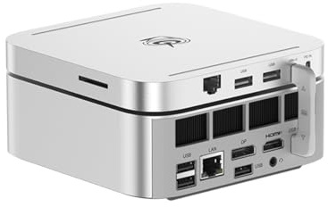 Beelink Mate SE Dockingstation, Dock & Ständer für Beelink SER8/SER9 MAX, 2 x M.2 2280 PCIe SSD-Steckplätze, bis zu 16 TB Erweiterung, USB4 80 Gbit/s/2,5 G LAN/SD4.0 Kartensteckplatz/USB-C PD3.0/USB-A