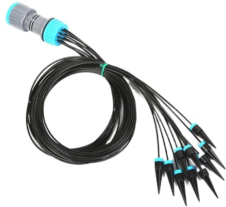 Système D Irrigation Goutte À Goutte - 10 Têtes à Raccord Rapide Automatique - Kit d'Arrosage Automatique à - Pour Pelouse Cour Jardin Serre En Pot Fleurs Et Gazon