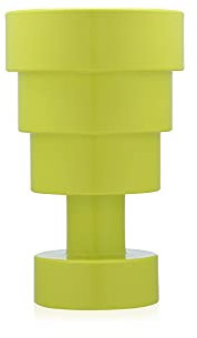 Kartell Colonna Sgabello, Tecnopolimero termoplastico colorato in Massa, Verde, 34.5 x 46 cm