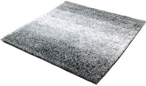 Kleine Wolke Oslo Badteppich, 100% Polyester, Platin, 60 cm x 60 cm