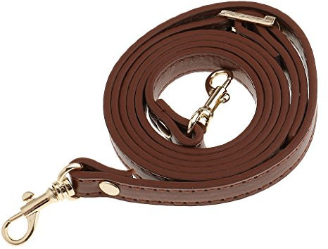 Sharplace Leder Schulterriemen für Tasche Damen, Verstellbare Taschenriemen, Leder Gurt für Taschen Longchamp, Mini-Taschengurte, Taschengurt Verlängerung Trageriemen Schultergurt, Braun