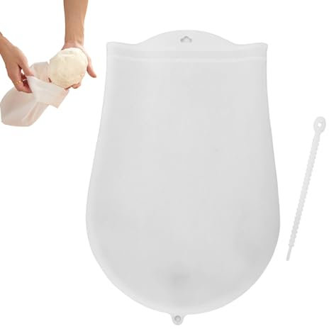 Knetbeutel, Knetbeutel für den Teig, wiederverwendbarer Silikon-Teigbeutel | Gärbeutel für, Pizza, Sauerteig, für Küche, Bäckerei, Unterricht