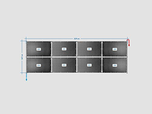 OKU Solarabsorber Pool-Solarheizung Set 16a