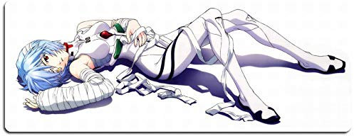 IGIRC Evangelion Anime Tapis De Souris De Jeu De Vitesse |Tapis De Souris XXL | 900 X 400Mm Grand Format |Base De 3 Mm D'Épaisseur | Précision Et Vitesse Parfaites, I