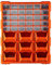 DIY Tool Bits Storage Organiser Unit - Workshop Screws and Small Parts Cabinet or Office Stationary Craft Box (39 Drawer with Open storage)