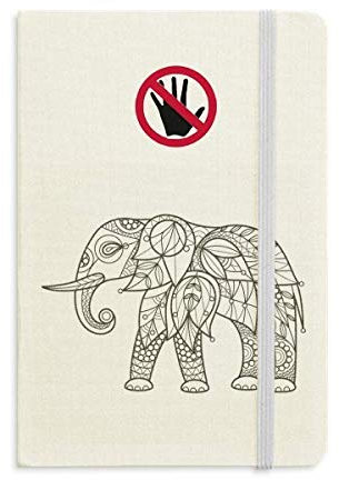 Paint Elephant Friend Tooth Secret Notebook Classic Journal Diary A5