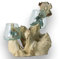 ART-CRAFT Lot de 2 Bols Décoratifs en Bois de Racine Faits à la Main Avec Verre Sculpté