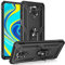 Fetrim Xiaomi RedMi Note 9 PRO Case, RedMi Note 9S Case, Dual Layer Shockproof Protective Phone Case with Rotation Ring Kickstand for Redmi Note 9S/Note 9 PRO/Note 9 PRO Max Black
