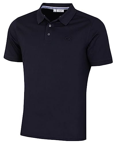 Calvin Klein Mens Campus Coastal Polo Shirt - Navy - XL