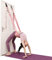 Yoga Fitness Stretching Strap with Cushion, Adjustable Leg Stretcher Back Bend Assist Trainer Improve Leg Waist Back Flexibility Home Gym Equipment for Pilates Ballet Split Gymnastics Rehab (Pink)