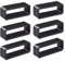 BISONSTRAP Uhrenarmband Schlaufe, 6 Stück Silikon Uhrenarmbänder Halter, 18mm