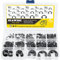 330 Pezzi Assorti E-clip Anello, Interno Anello di Sicurezza, Clips Pinza a Scatto - M1.5 M2 M2.5 M3 M3.5 M4 M5 M6 M7 M8 M9 M10 M12 M15 E-Clips Anelli Di Sicurezza Per Cuscinetti, Ingranaggi