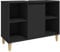 vidaXL Mobile Lavabo Nero 80x33x60 cm in Legno Multistrato