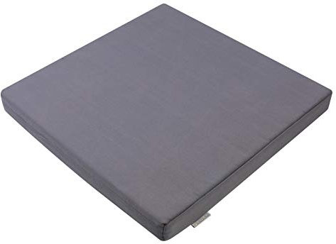 7even Hochwertiges Loungekissen Outdoor 40x40 - Taubenblau-Blaugrau Wetterfestes Sitzkissen für Gartenmöbel, Balkon & Terrasse 40x40x5 cm