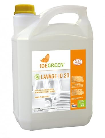 Líquido lavado a máquina ID20 Ecocert ecológico 5L IDEGREEN