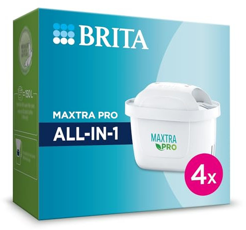 BRITA Maxtra Pro All-In-1 Water Purifier Filter Set of 4