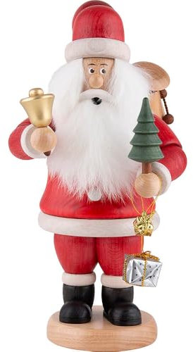 Holzkunst Schubert Räuchermännchen Weihnachtsmann - 14 cm