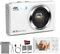 SOPPY Digital Camera,Vlogging Camera with 32G Memory Card,FHD 1080P 44MP Compact Camera,2.4 LCD Screen Rechargeable Camera with 16X Digital Zoom, Mini Camera for Kids Boys Girls Beginners,White