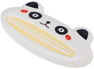 JECOMPRIS Toothpaste Squeezer Boys and Girls Pump Toothpaste Reusable Dispenser Tube Bathroom Accessory Panda