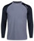 SURFEASY Men's Long Sleeve Rash Vest Swim Shirt, UPF 50+ Sun Protection Quick Dry Surf Swimming Fishing Hiking Shirts T-Shirt(Grey/Black,M)