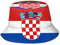 GeRRiT Fischerhut mit Kroatien-Flagge, Fischerhut, kroatischer Fischerhut, Sonnenhut zum Angeln, Wandern, Camping, Kroatien-05, One size