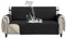 Lydevo Sofa Überzug 3 Sitzer wasserdichte rutschfest Sofabezug Mit Armlehnen Couchbezug Sofaüberwurf Kratzfest Reversible Gesteppte Schonbezug für Haustier Katzen Hunde,Schwarz